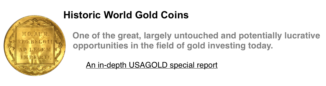USAGOLD's in depth special report on Historic World Gold Coins