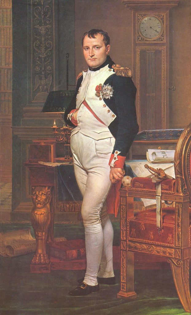Portrait of Napoleon Bonaparte, featured on the obverse these French 40 Franc gold coins.
